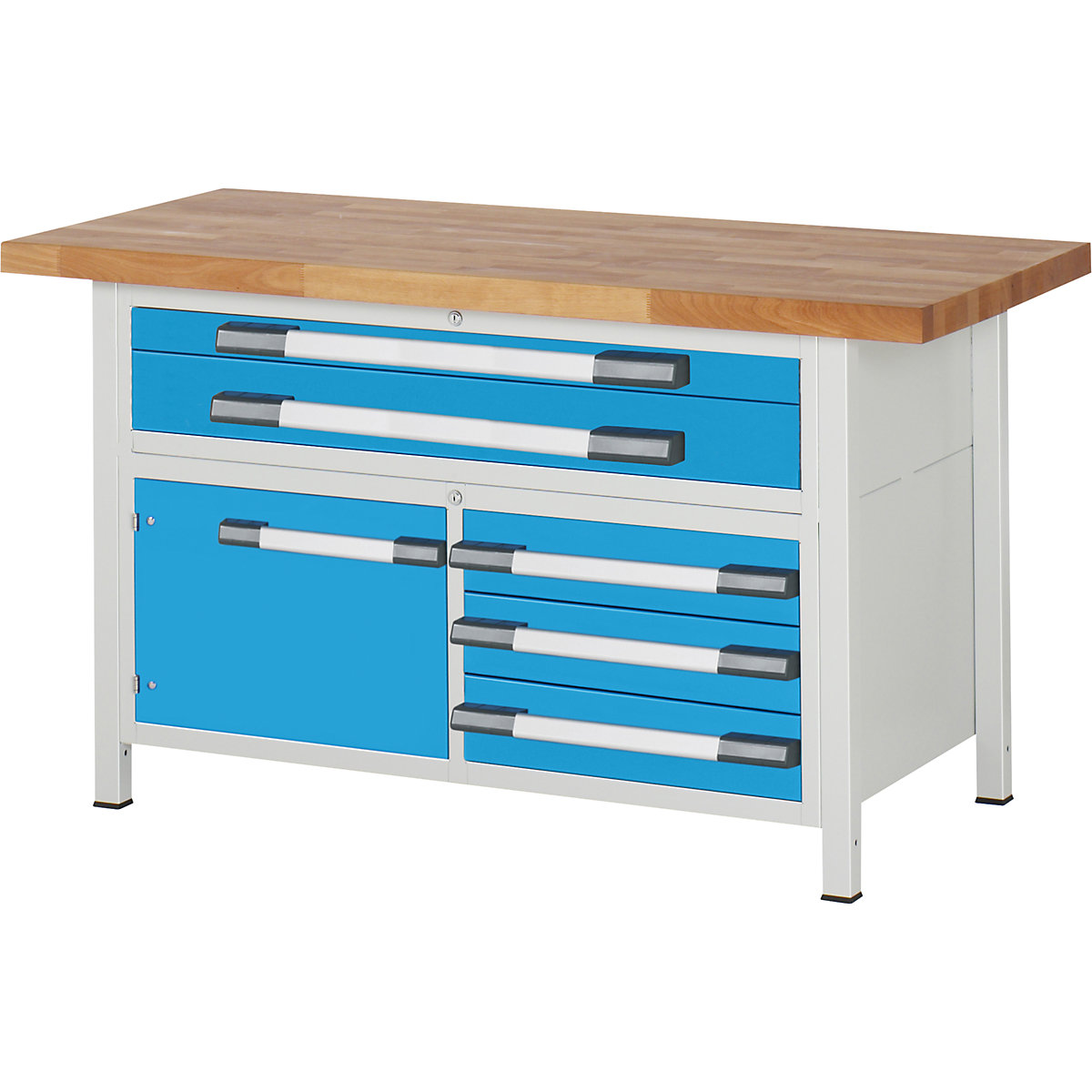 Banc de lucru, cu cadru Serie 8000 – eurokraft pro