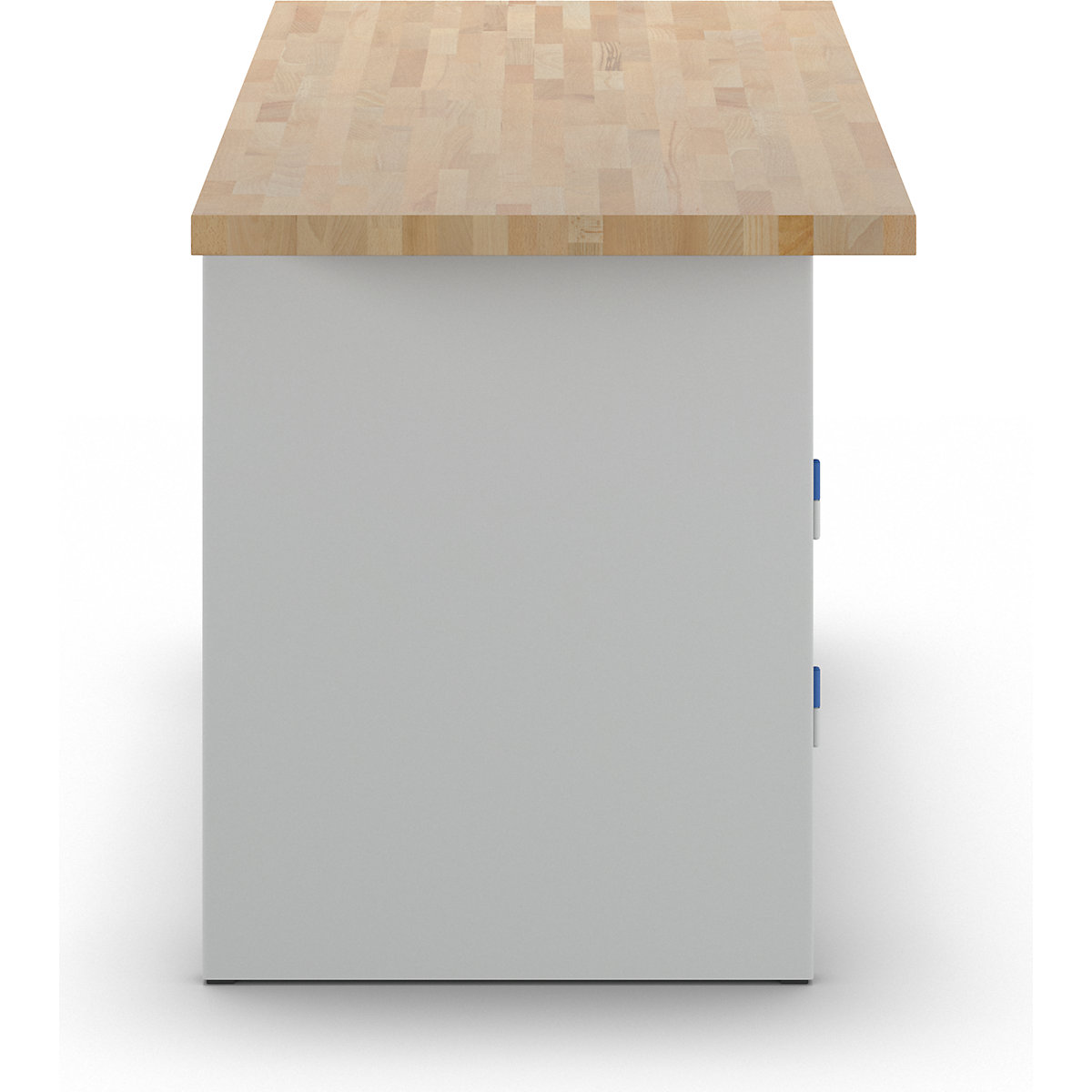Banc de lucru cu laterale pline – eurokraft basic (Imagine produs 2)-1