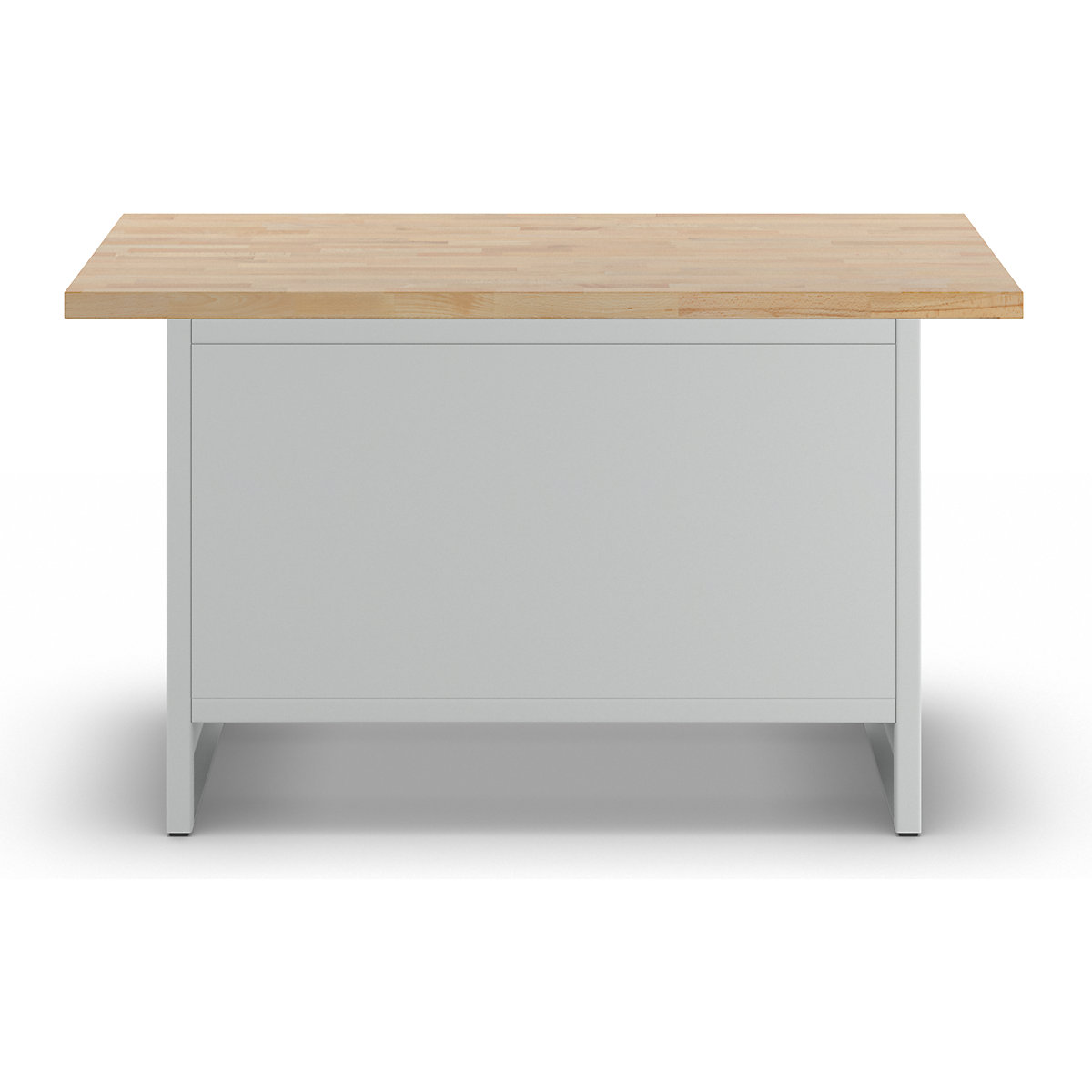 Banc de lucru cu laterale pline – eurokraft basic (Imagine produs 3)-2