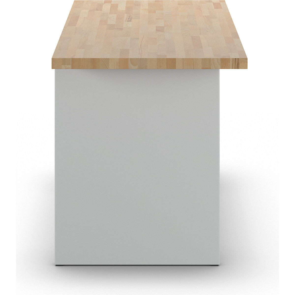 Banc de lucru cu laterale pline – eurokraft basic (Imagine produs 2)-1