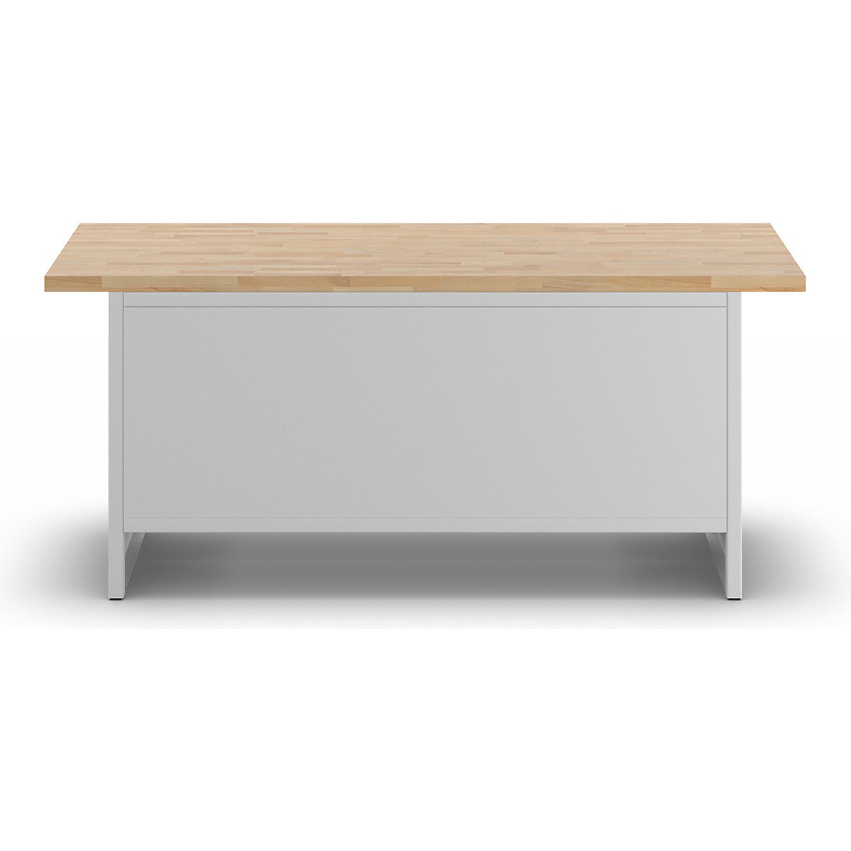 Banc de lucru cu laterale pline – eurokraft basic (Imagine produs 3)-2