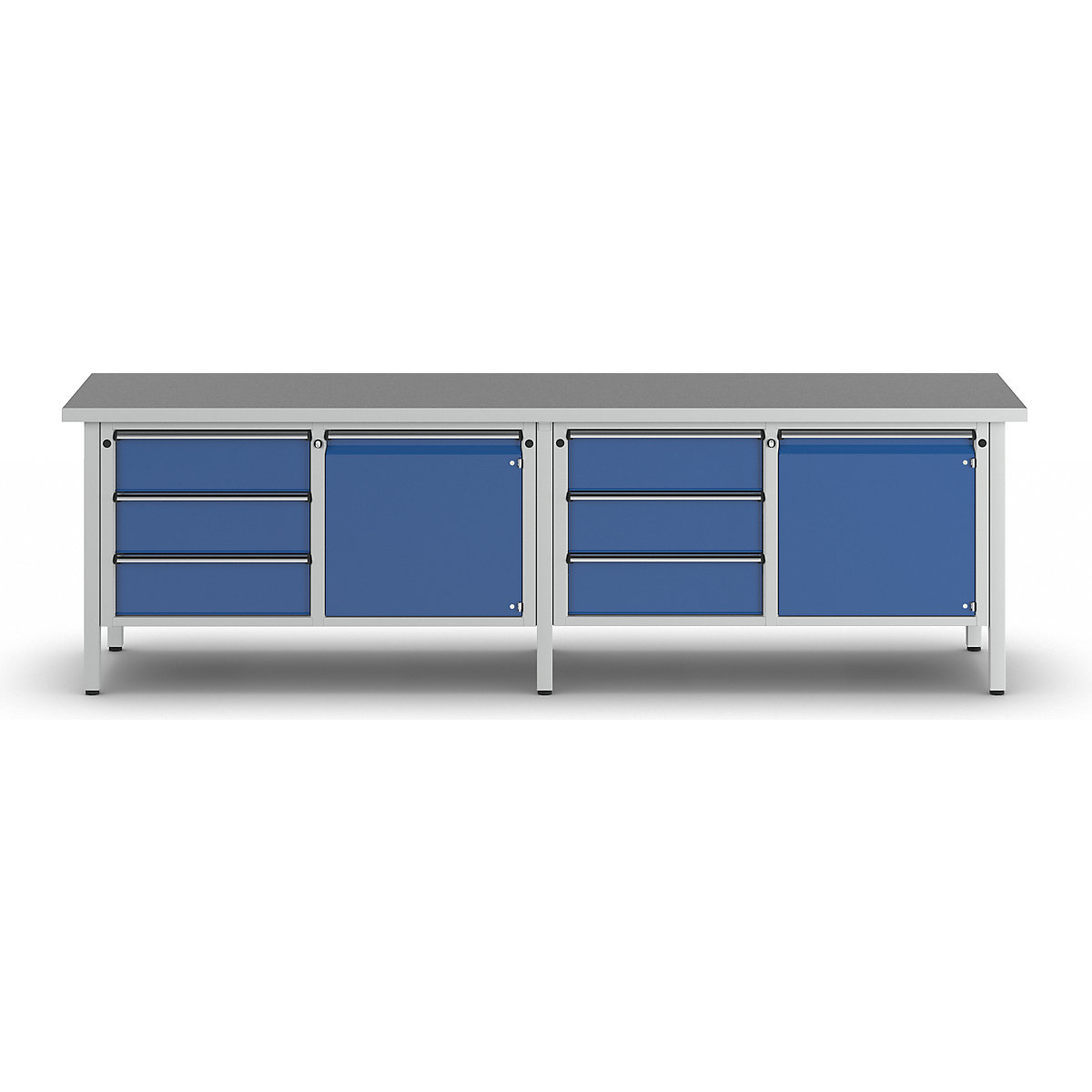 Banc de lucru lățime 2800 mm, cu cadru – ANKE (Imagine produs 4)-3