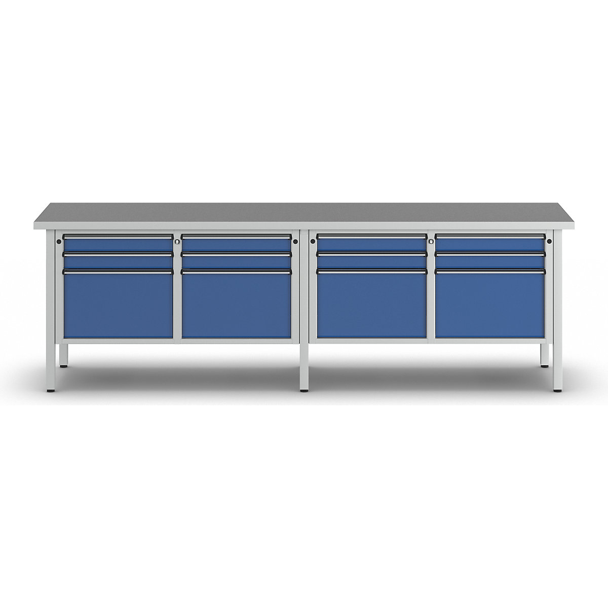 Banc de lucru lățime 2800 mm, cu cadru – ANKE (Imagine produs 8)-7
