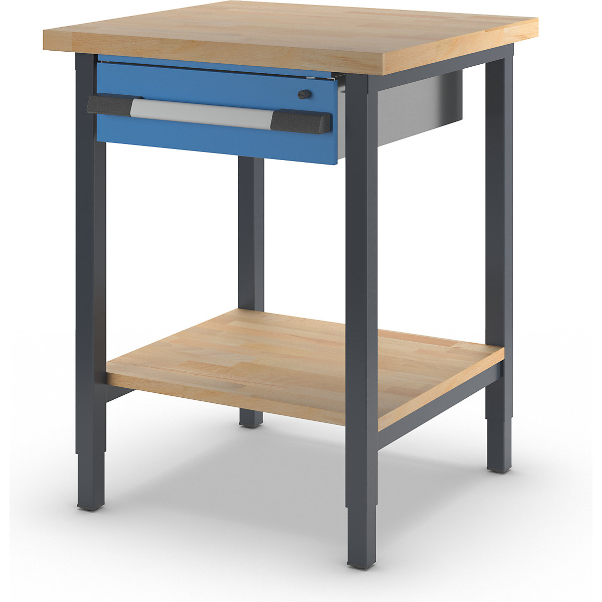 Banc de lucru reglabil pe înălțime, cu cadru – eurokraft pro (Imagine produs 3)-2