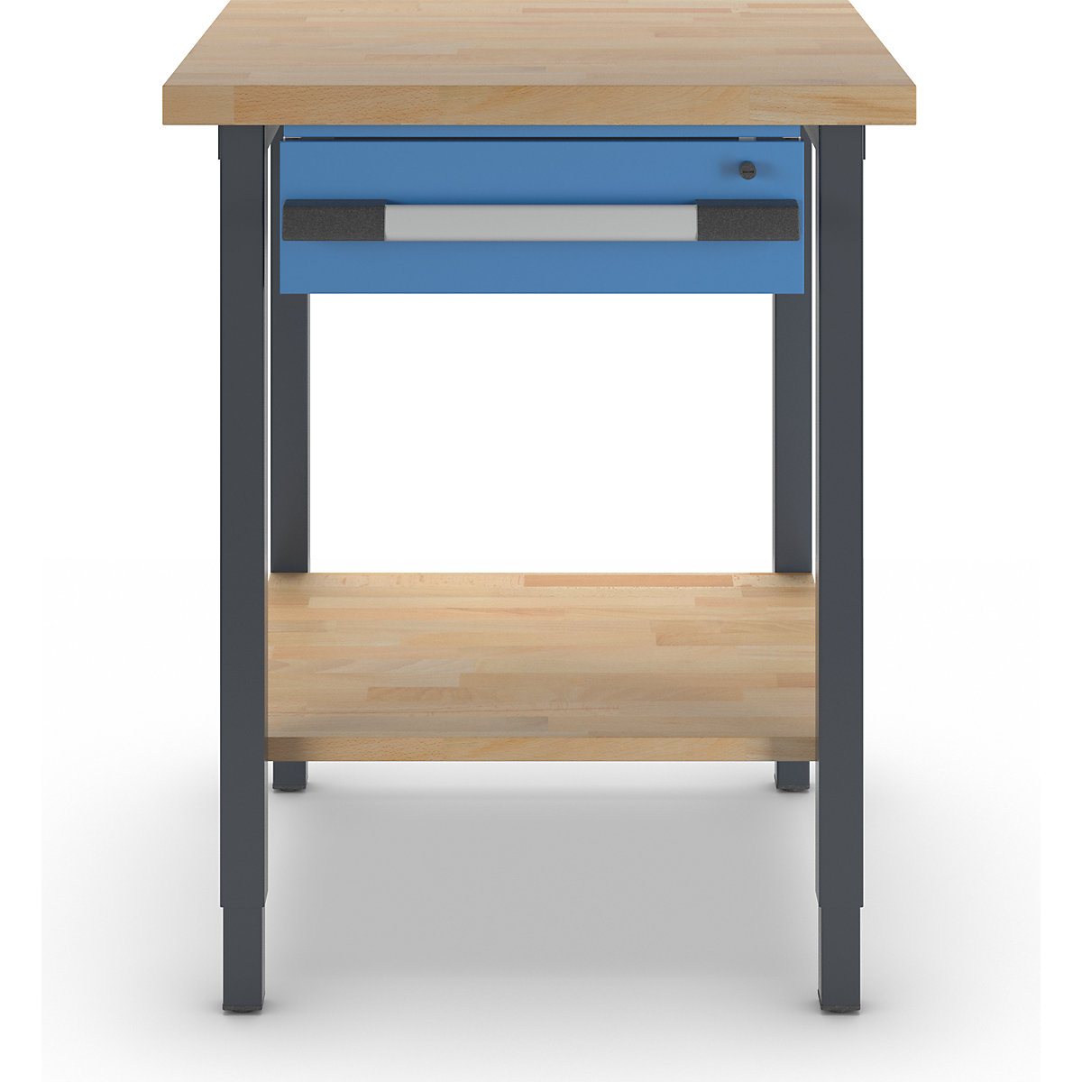 Banc de lucru reglabil pe înălțime, cu cadru – eurokraft pro (Imagine produs 4)-3