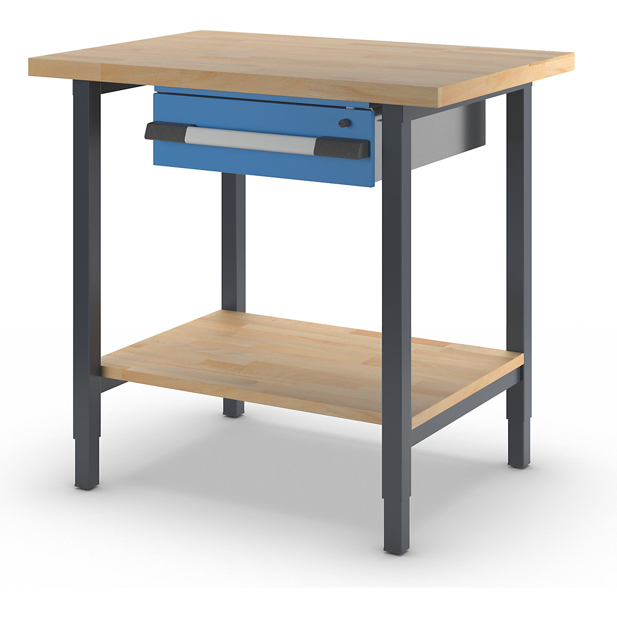 Banc de lucru reglabil pe înălțime, cu cadru – eurokraft pro (Imagine produs 2)-1