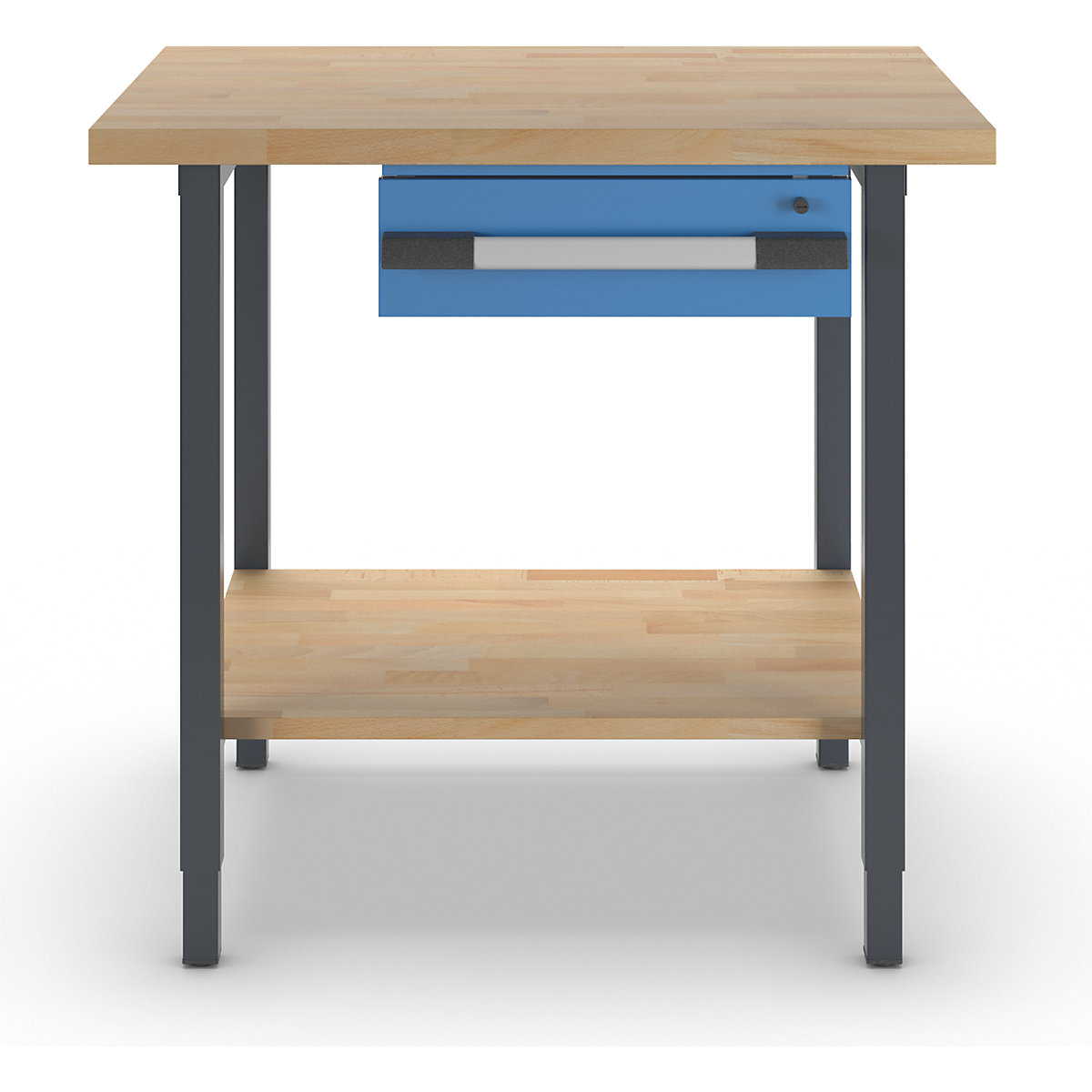 Banc de lucru reglabil pe înălțime, cu cadru – eurokraft pro (Imagine produs 3)-2