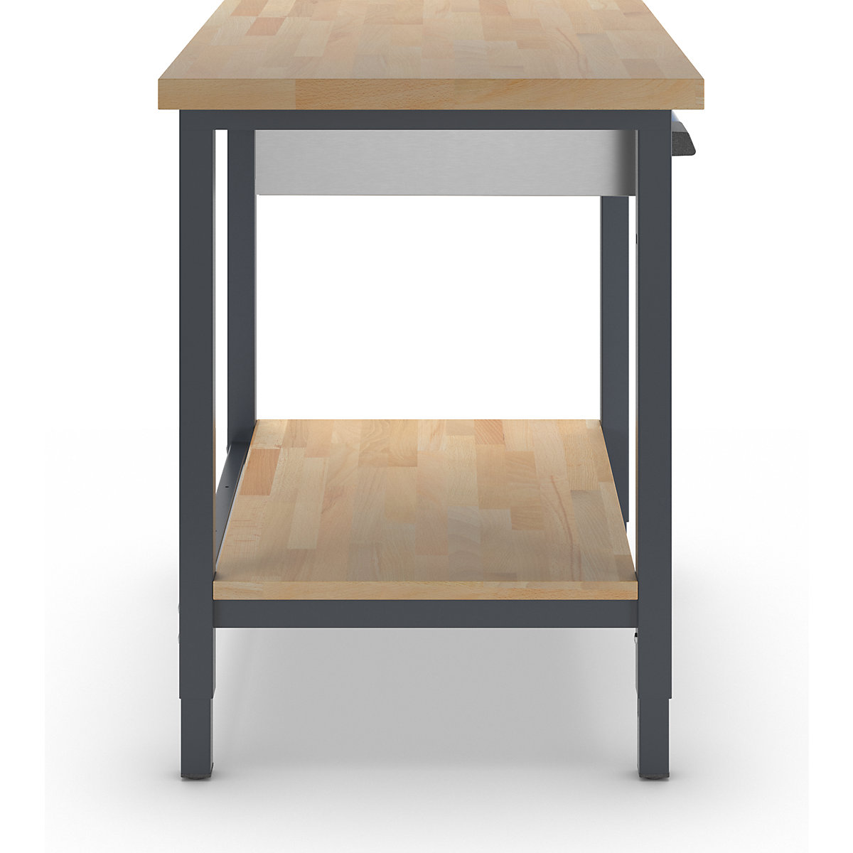Banc de lucru reglabil pe înălțime, cu cadru – eurokraft pro (Imagine produs 4)-3