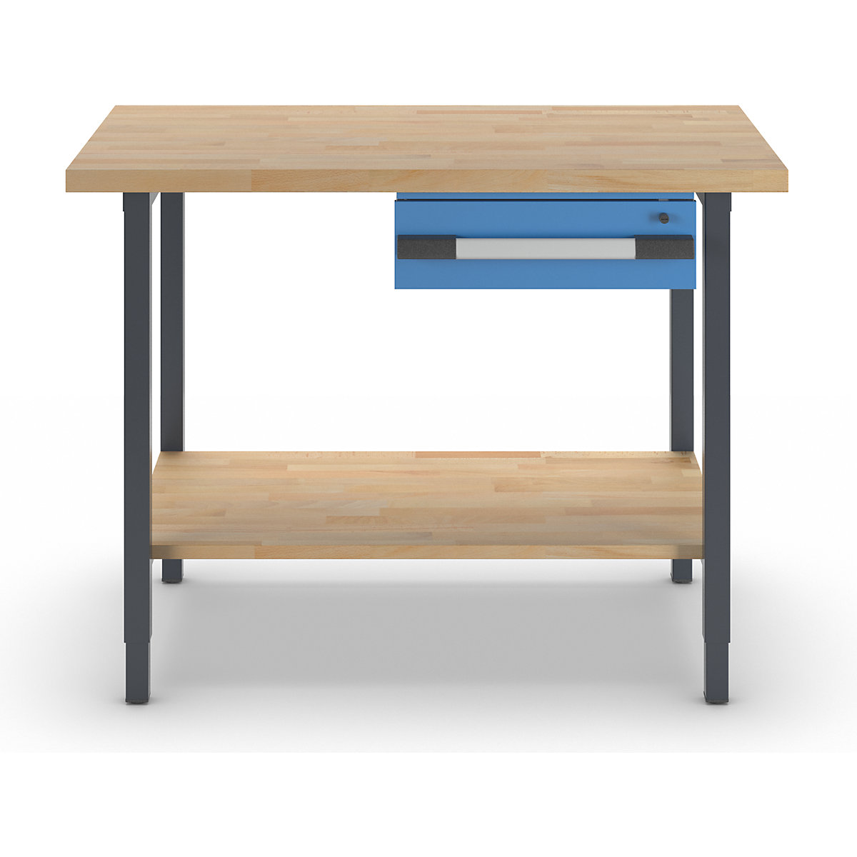 Banc de lucru reglabil pe înălțime, cu cadru – eurokraft pro (Imagine produs 3)-2