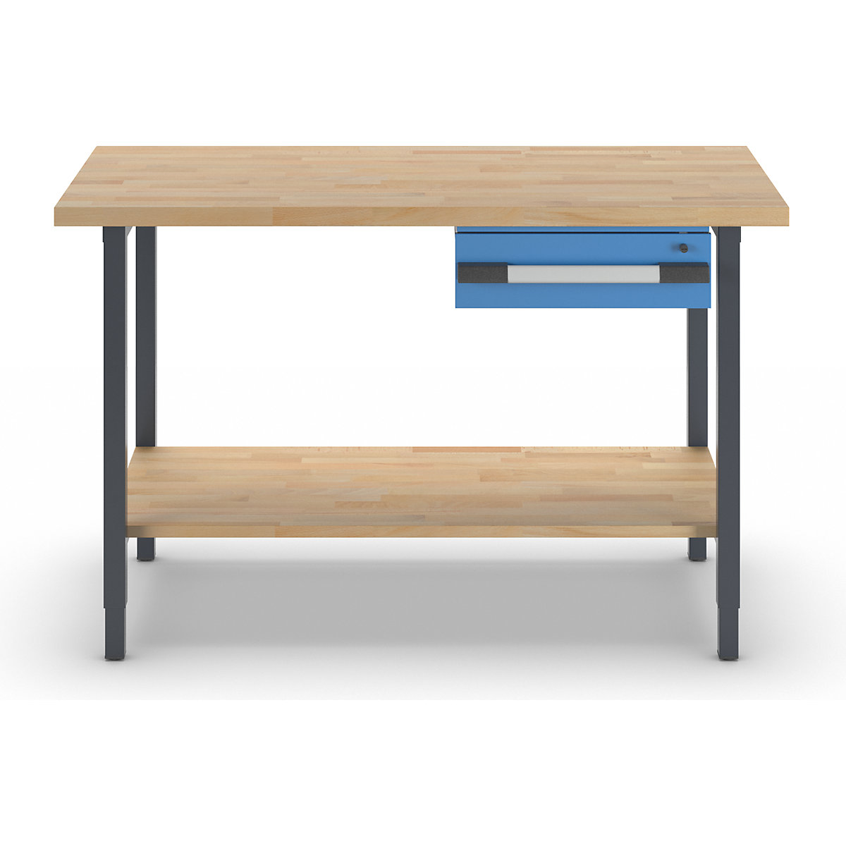 Banc de lucru reglabil pe înălțime, cu cadru – eurokraft pro (Imagine produs 3)-2