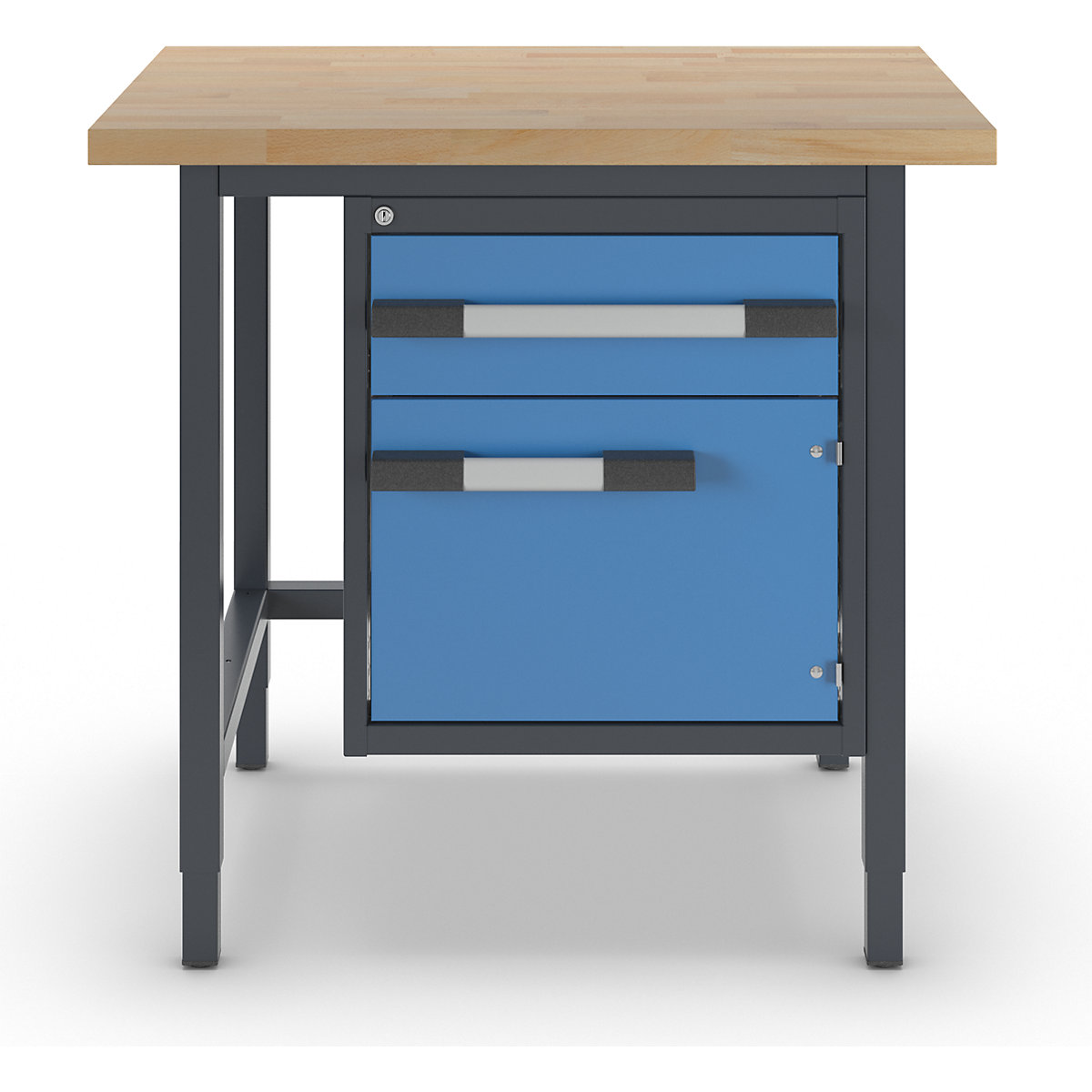 Banc de lucru reglabil pe înălțime, cu cadru – eurokraft pro (Imagine produs 3)-2