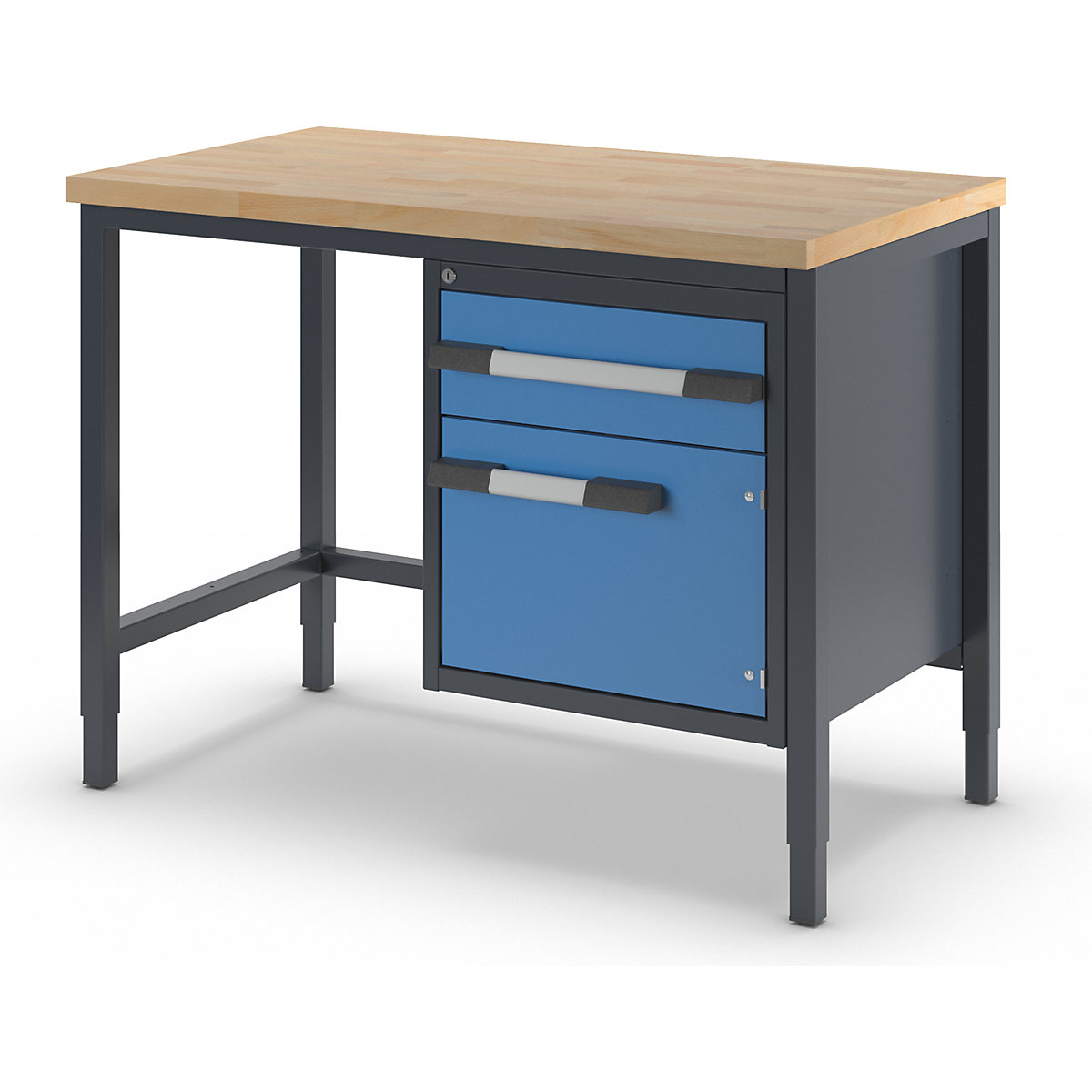 Banc de lucru reglabil pe înălțime, cu cadru – eurokraft pro (Imagine produs 2)-1