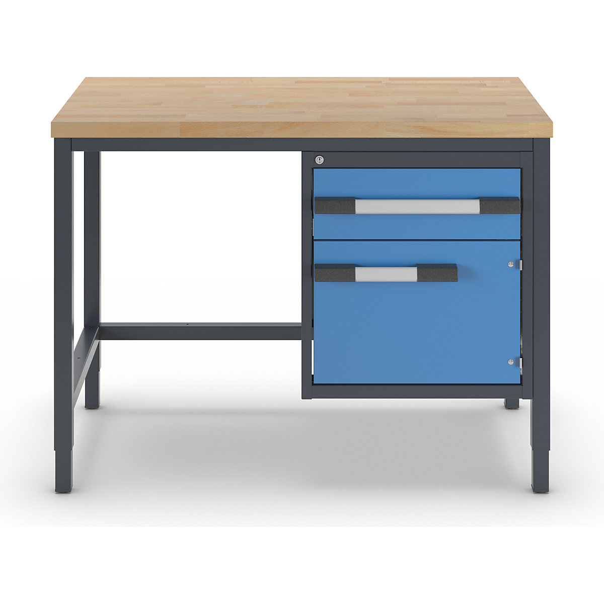 Banc de lucru reglabil pe înălțime, cu cadru – eurokraft pro (Imagine produs 3)-2