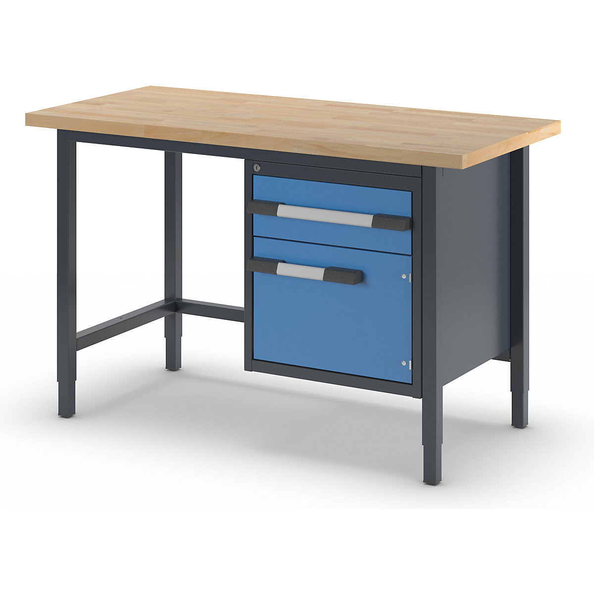 Banc de lucru reglabil pe înălțime, cu cadru – eurokraft pro (Imagine produs 2)-1