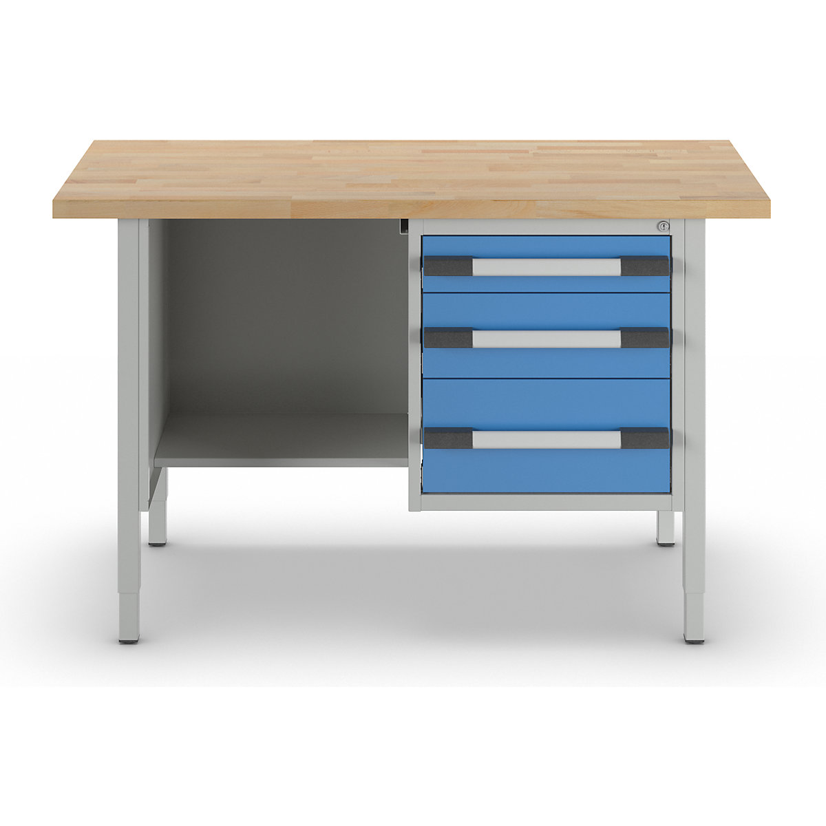 Banc de lucru reglabil pe înălțime, cu cadru – eurokraft pro (Imagine produs 3)-2