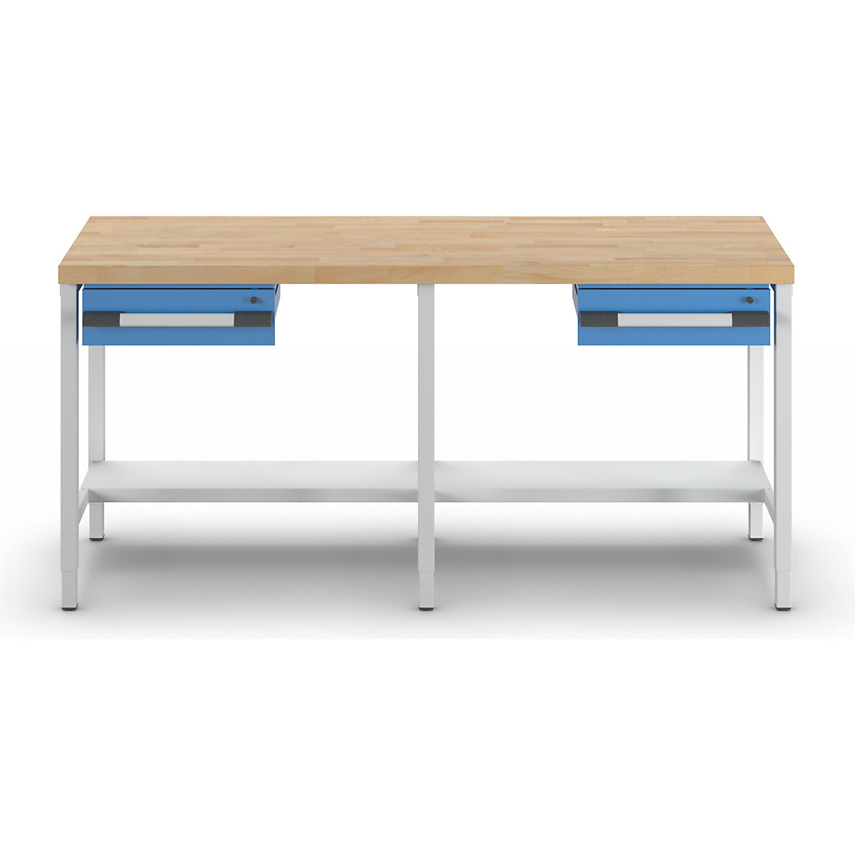 Banc de lucru reglabil pe înălțime, cu cadru – eurokraft pro (Imagine produs 7)-6