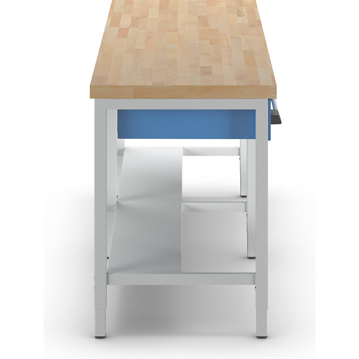 Banc de lucru reglabil pe înălțime, cu cadru – eurokraft pro (Imagine produs 2)-1