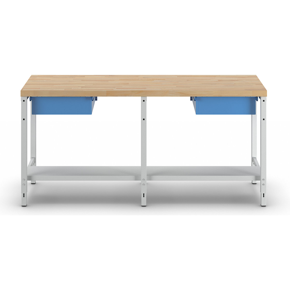 Banc de lucru reglabil pe înălțime, cu cadru – eurokraft pro (Imagine produs 3)-2