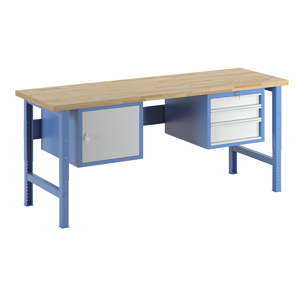 Banc de lucru reglabil pe înălțime, sistem modular (Imagine produs 8)-7