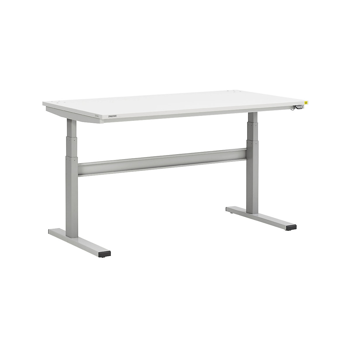 Treston – Masă de lucru, înălțime reglabilă electric, variantă ESD, lăț. x ad. 1500 x 800 mm