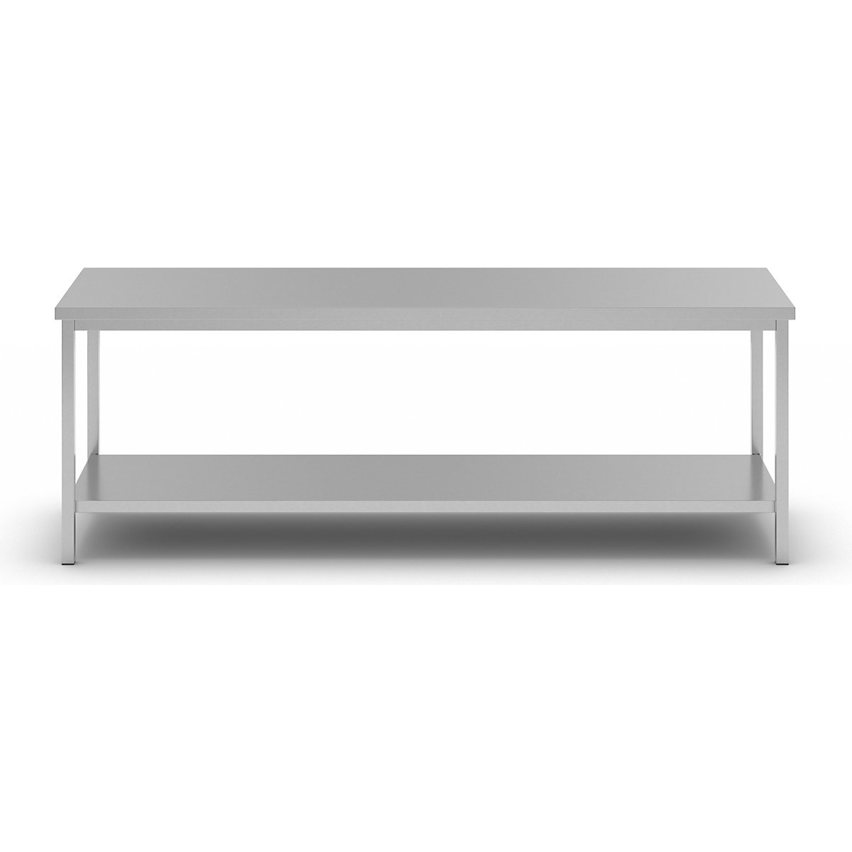 Masă de lucru din inox – eurokraft basic (Imagine produs 3)-2