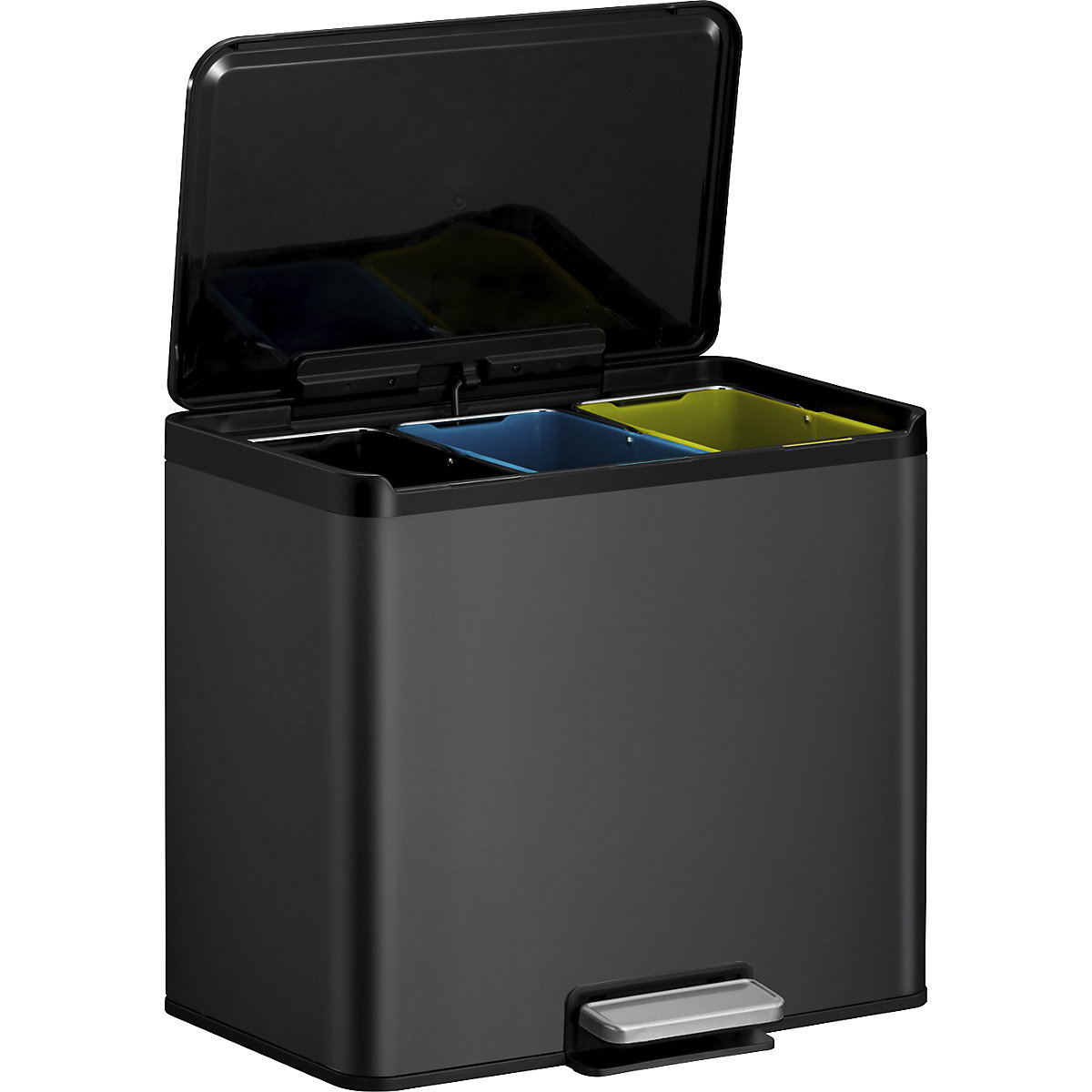Pedaalafvalemmer Recycler, staal – EKO (Productafbeelding 2)-1