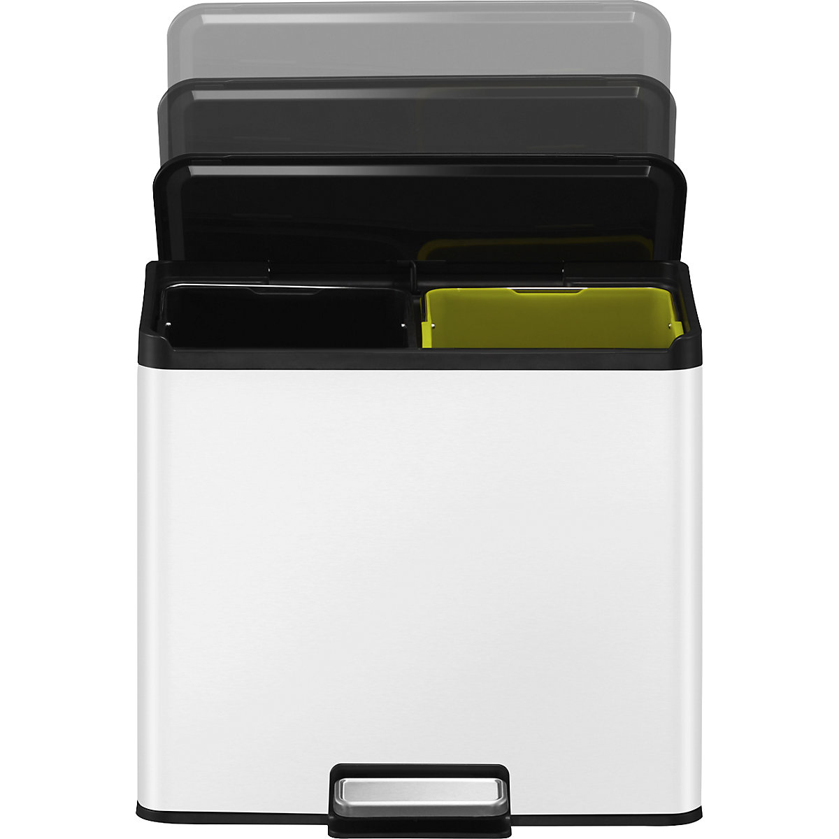 Pedaalafvalemmer Recycler, staal – EKO (Productafbeelding 2)-1