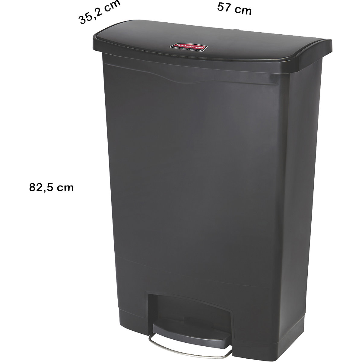 Pedaalafvalemmer SLIM JIM® – Rubbermaid (Productafbeelding 3)-2