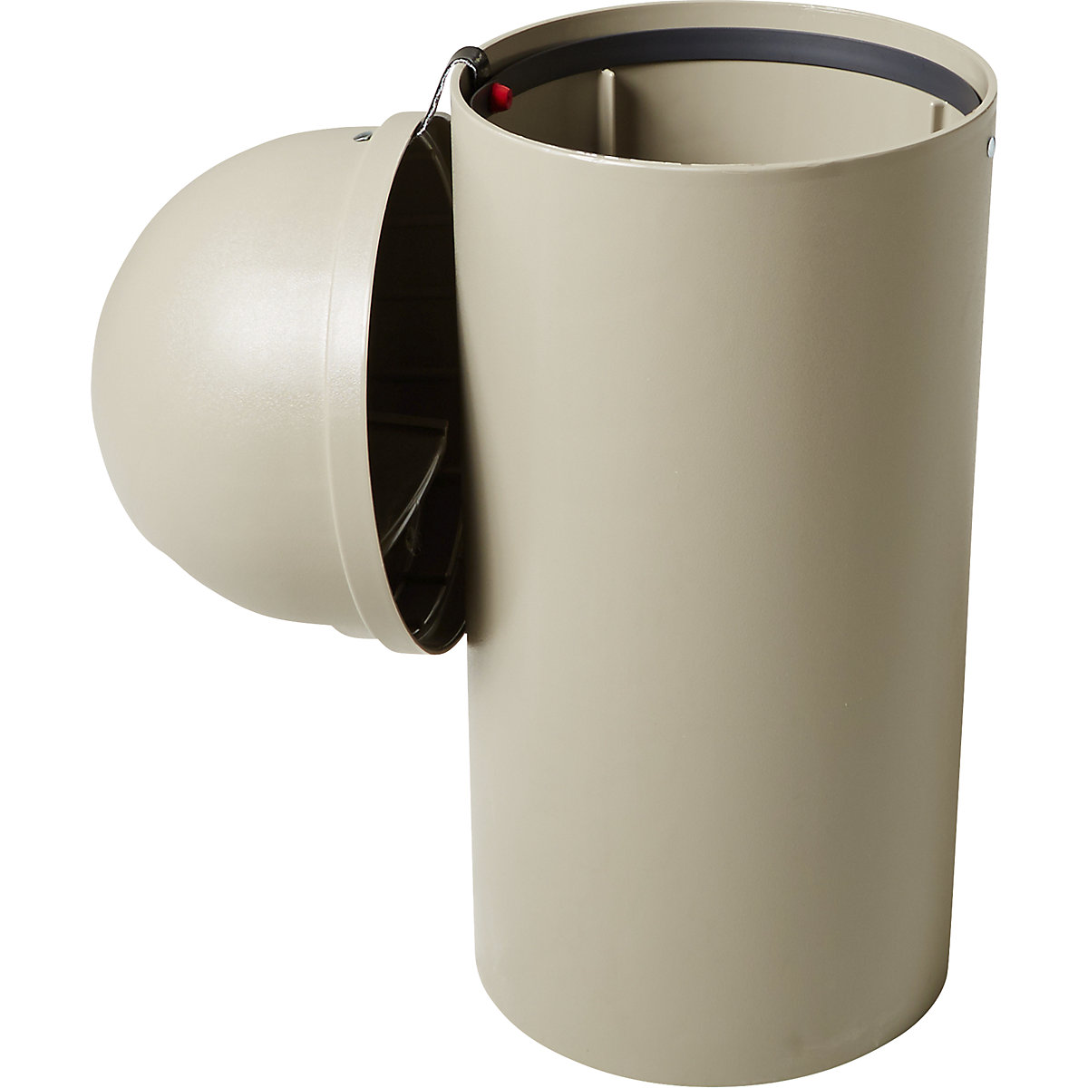 Afvalbak (PE), brandvertragend – Rubbermaid (Productafbeelding 4)-3