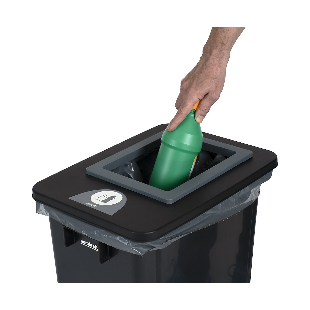 Afvalbak voor kringloopmateriaal – eurokraft pro (Productafbeelding 24)-23