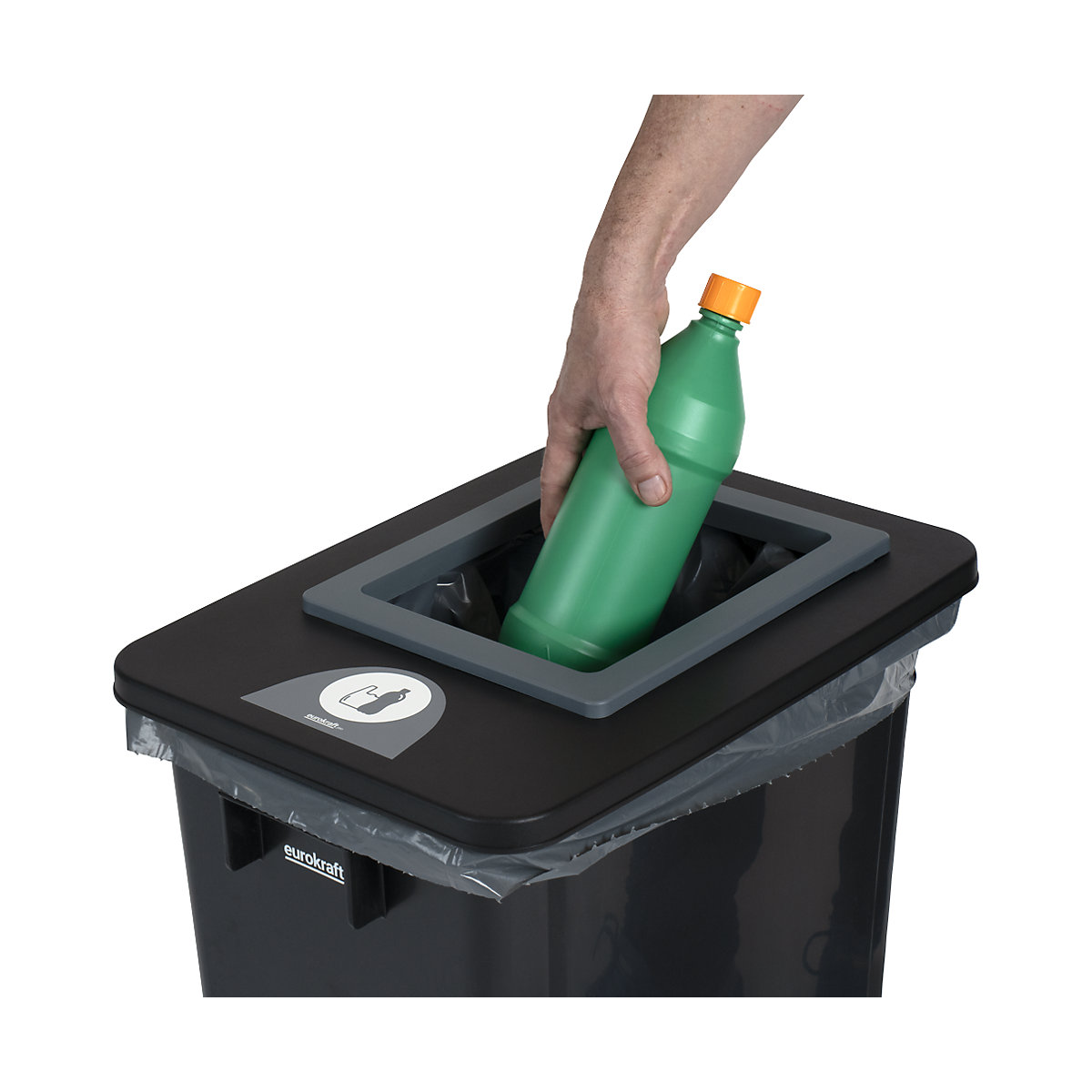 Afvalbak voor kringloopmateriaal – eurokraft pro (Productafbeelding 25)-24