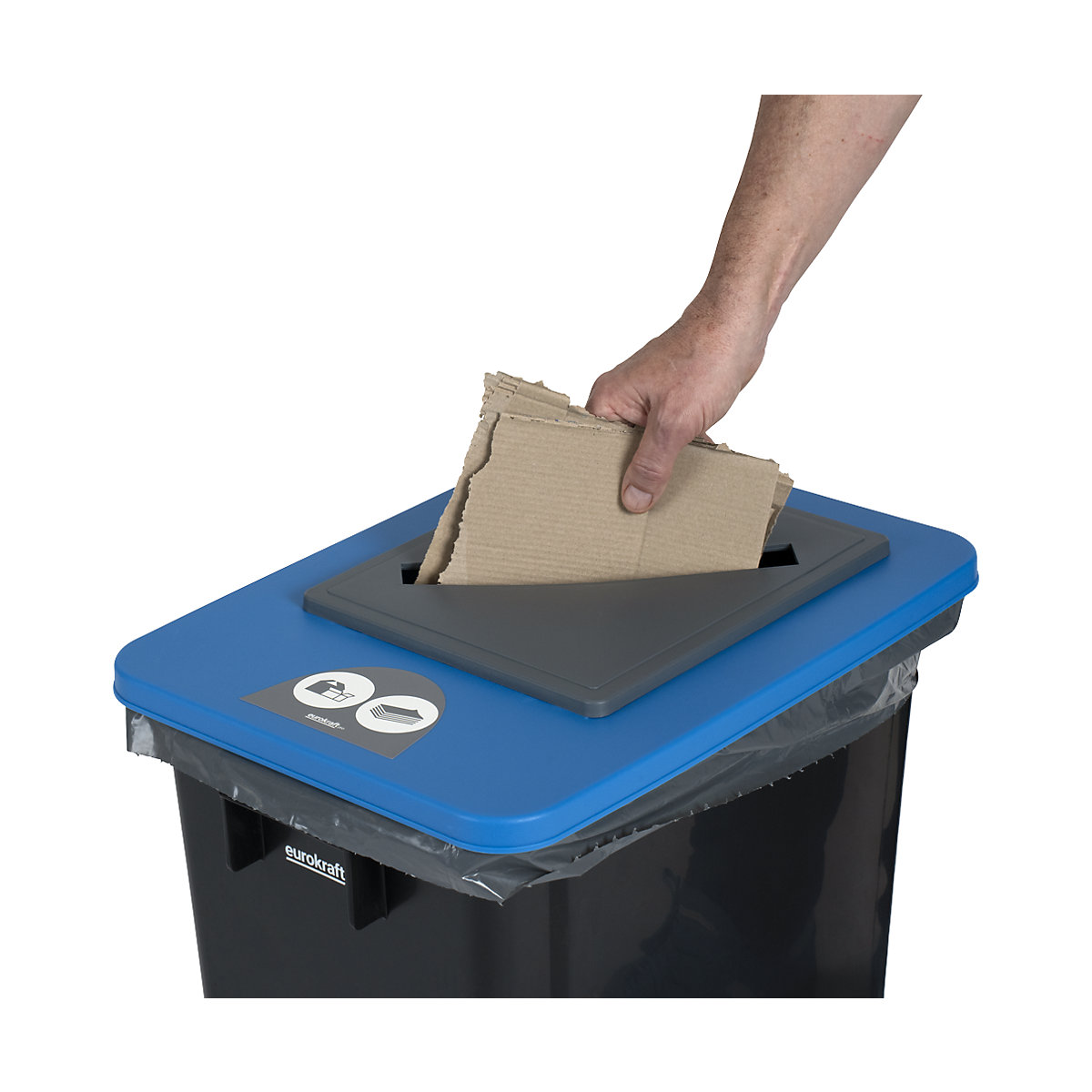 Afvalbak voor kringloopmateriaal – eurokraft pro (Productafbeelding 27)-26
