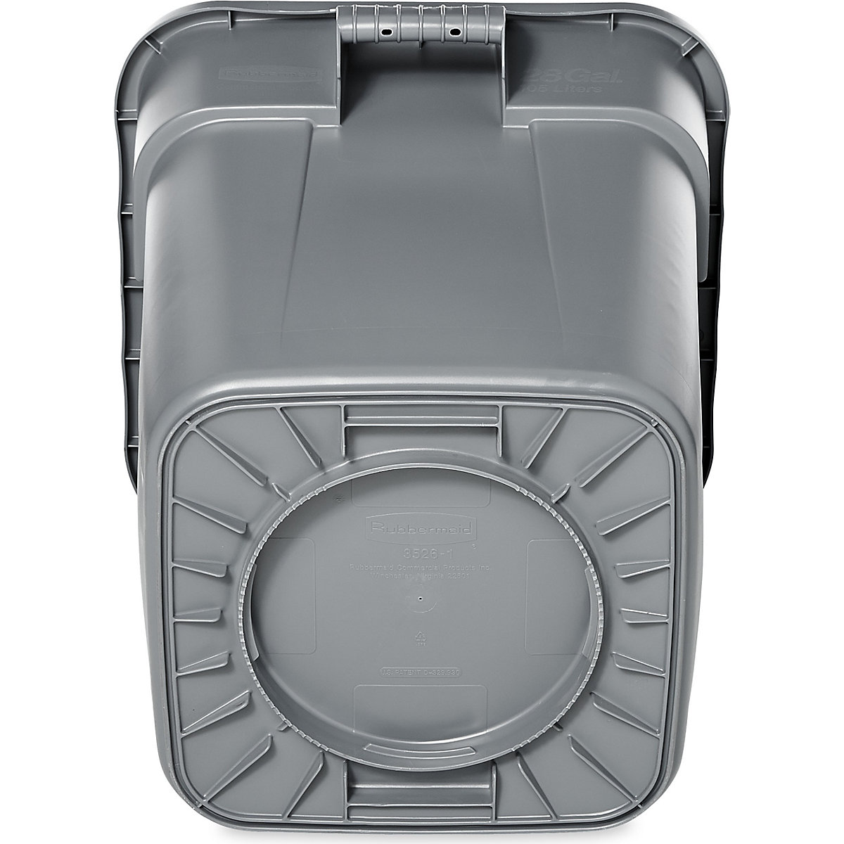 Universele bak BRUTE®, vierkant – Rubbermaid (Productafbeelding 2)-1