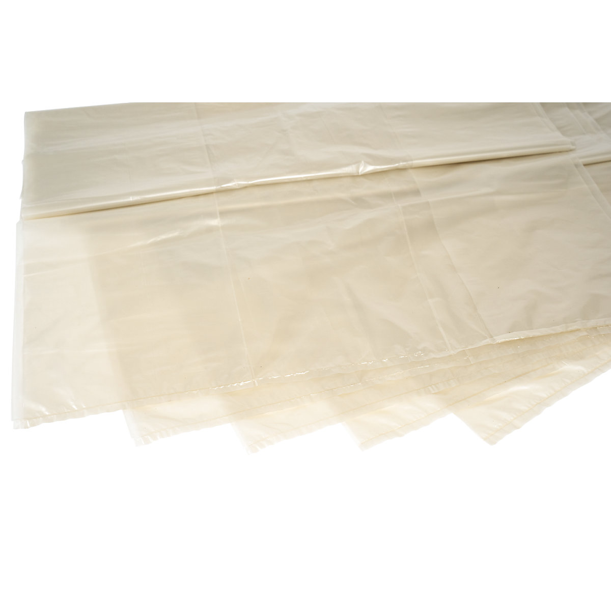 Afvalzakken met groot volume, PCR LDPE – eurokraft basic