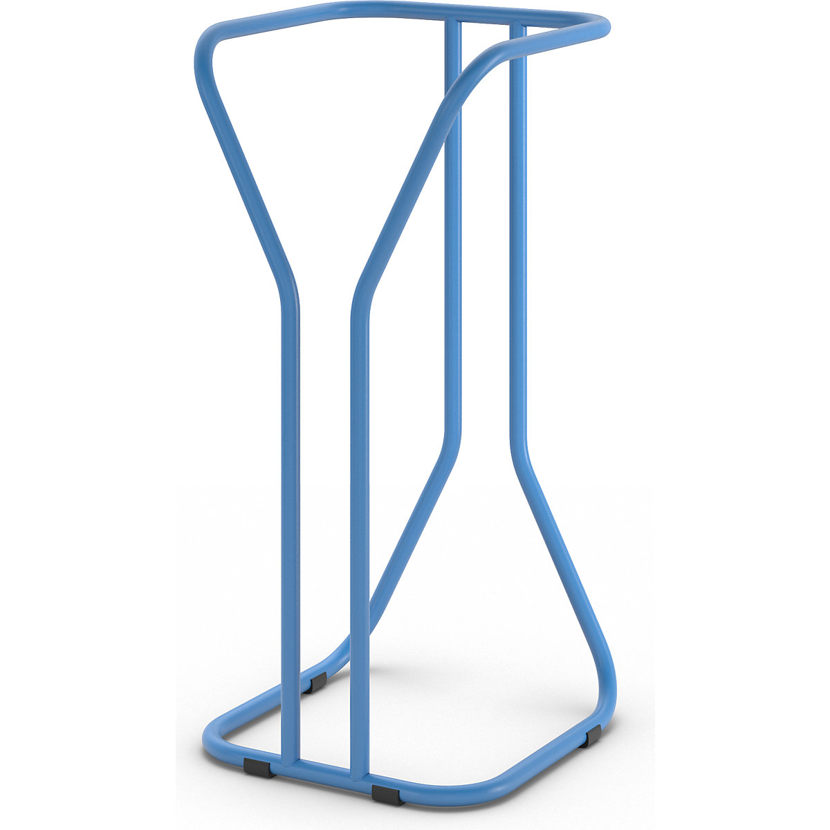 Afvalzakhouder voor grote volumes aan kringloopmateriaal, staal – eurokraft pro (Productafbeelding 5)-4