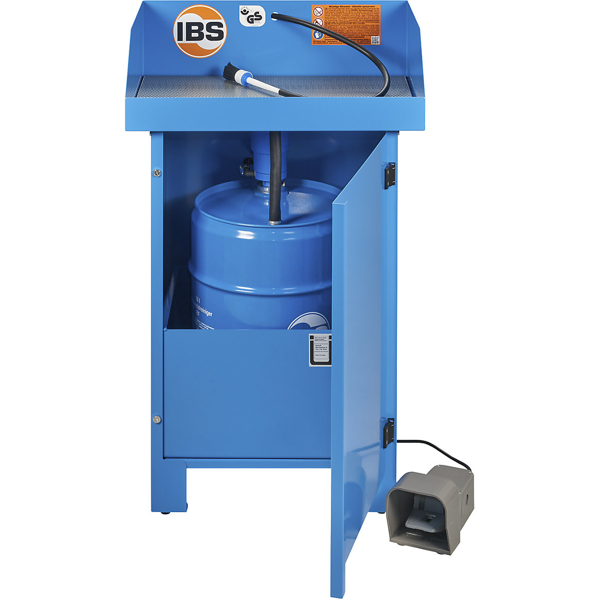 Onderdelenreiniger vloermodel, gesloten – IBS Scherer (Productafbeelding 2)-1