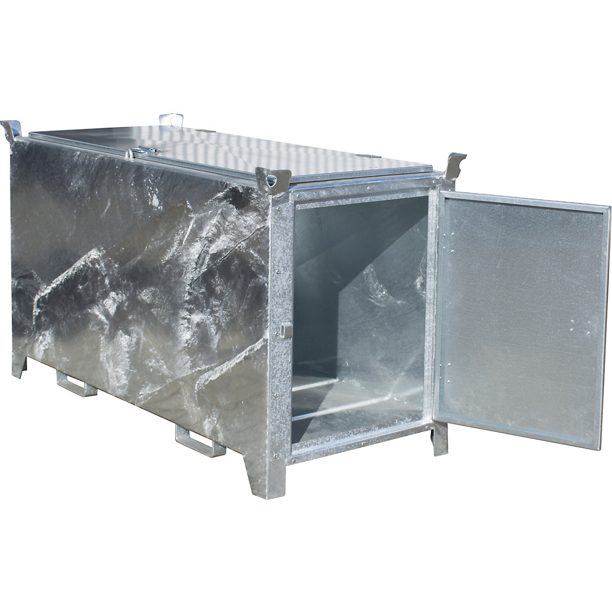 Box voor tl-buizen, thermisch verzinkt – eurokraft pro (Productafbeelding 2)-1