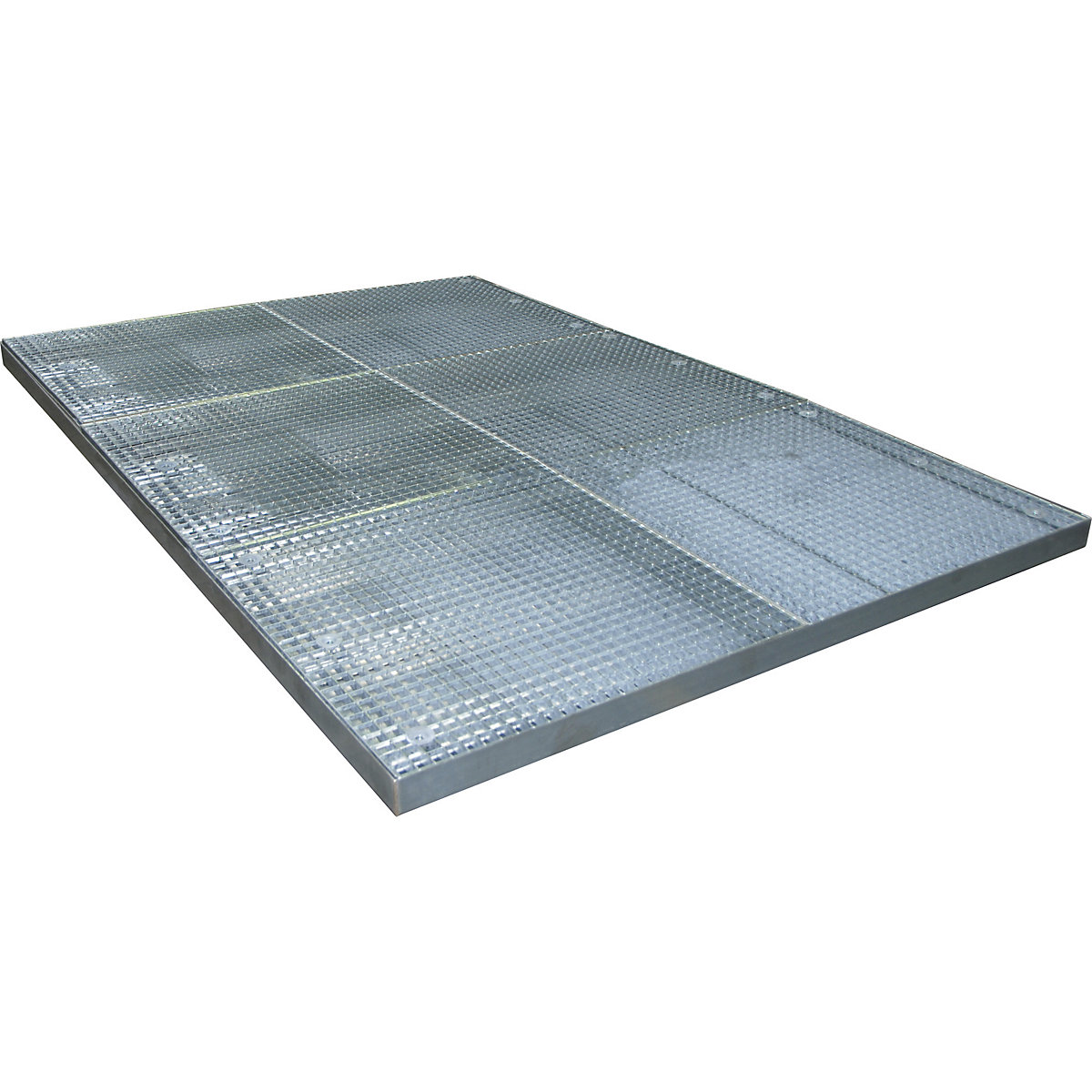 Lage opvangbak van staal – eurokraft pro (Productafbeelding 5)-4