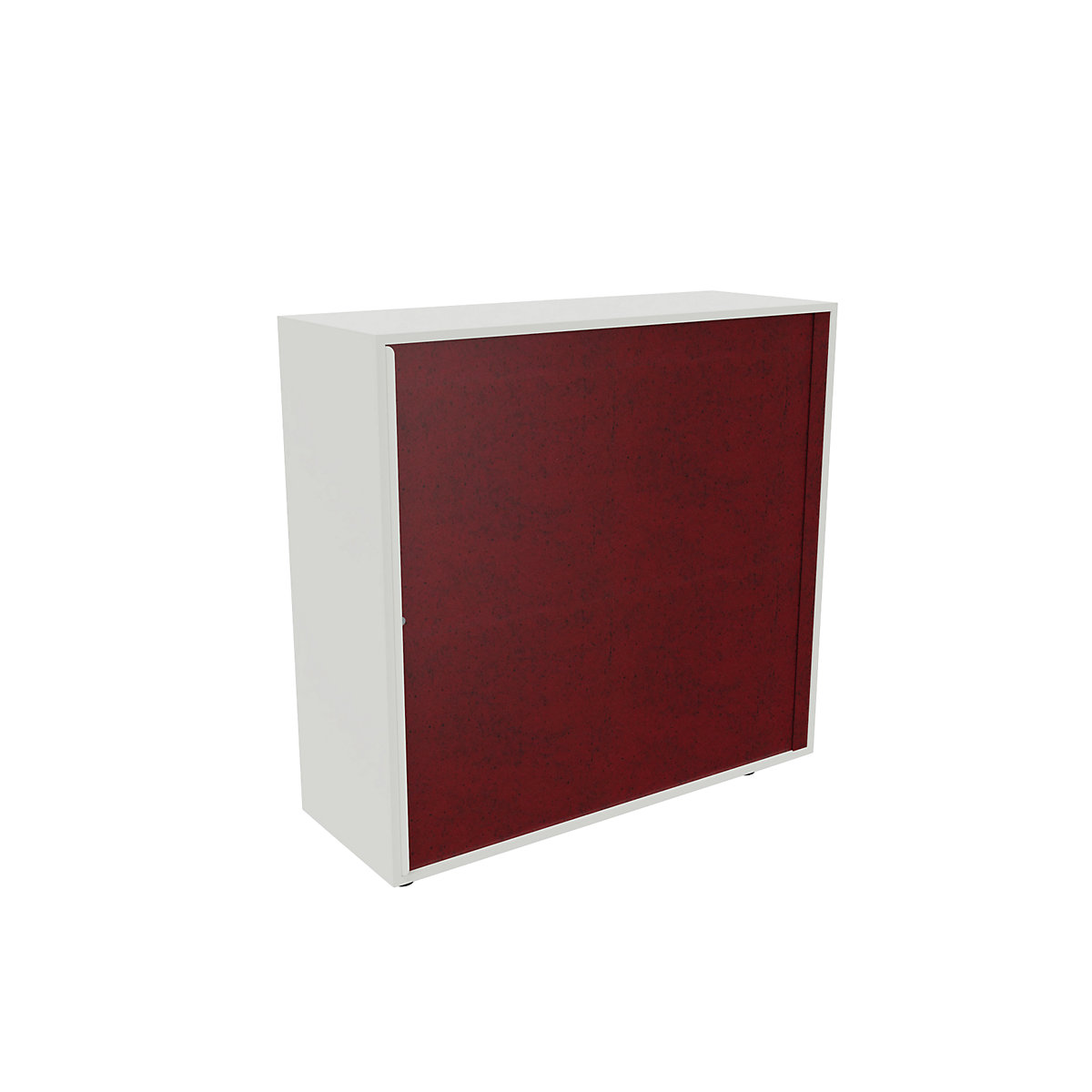 Armário de persiana NEOTEX com frente acústica, AxLxP 1150 x 1200 x 440 mm, frente em vermelho purpura-3