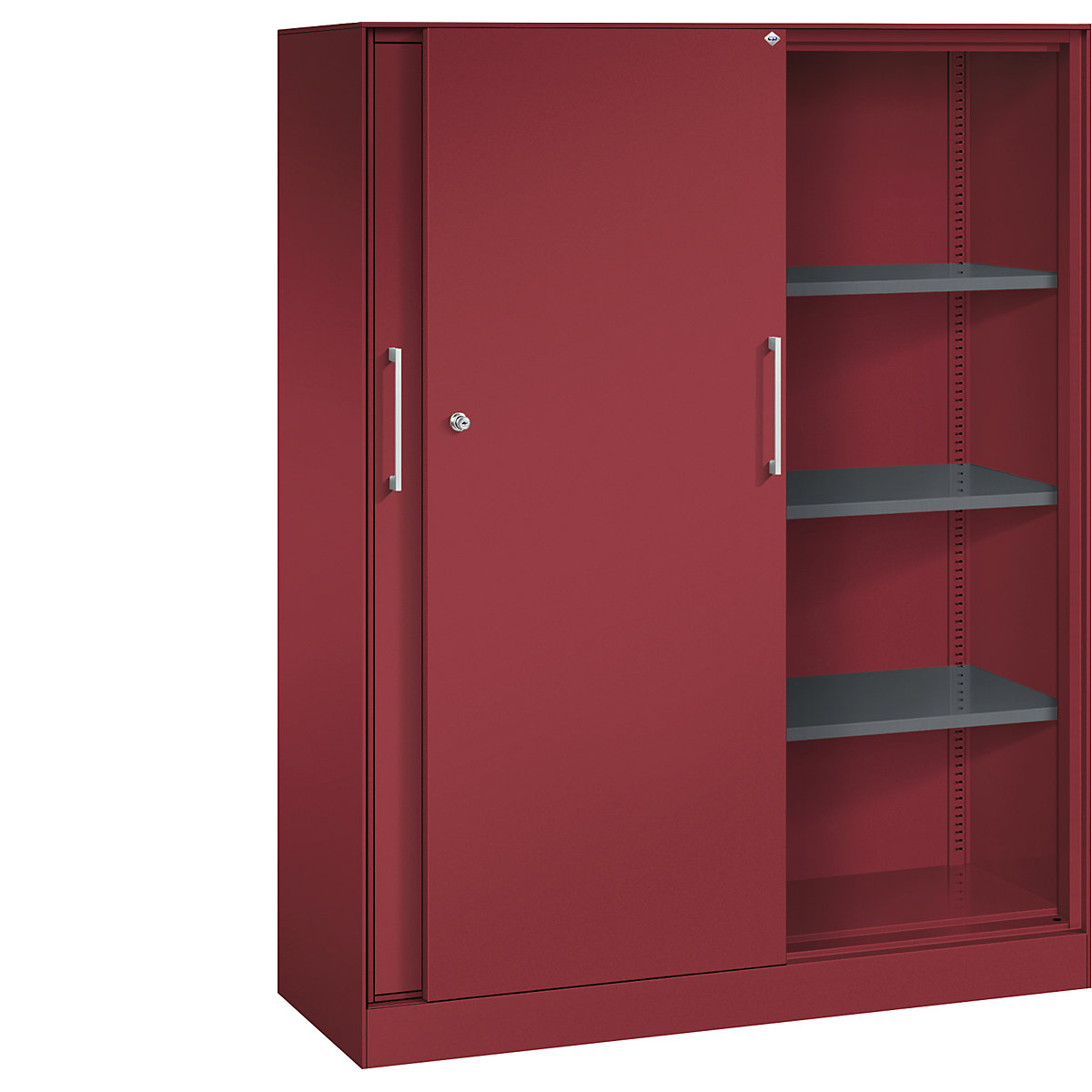 Armário de portas de correr ASISTO, altura 1617 mm – C+P