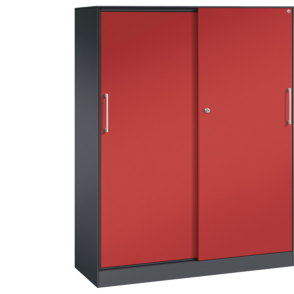Armário de portas de correr ASISTO, altura 1617 mm – C+P (Imagem do produto 2)-1