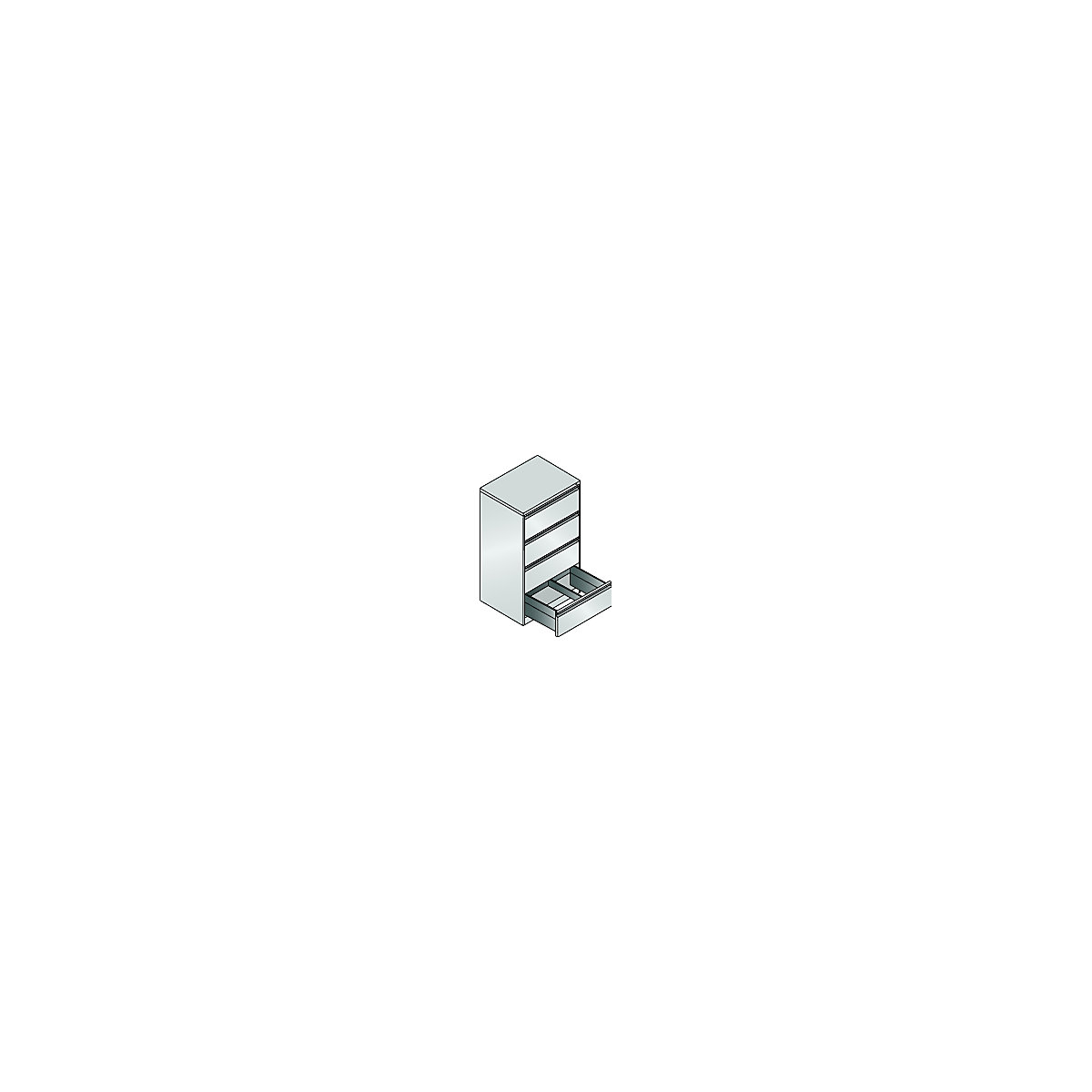 Armário de arquivo suspenso ACURADO, galvanizado – C+P (Imagem do produto 2)-1
