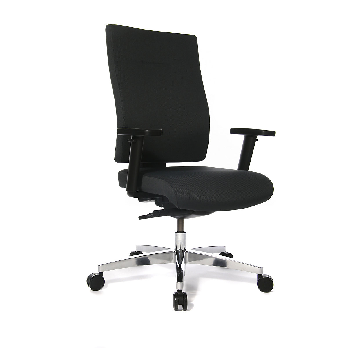 Cadeira giratória de escritório PROFI STAR 15 – Topstar, encosto ergonómico, preto-4