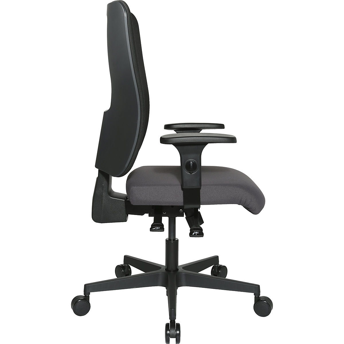 Cadeira giratória de escritório V1 de assento plano – eurokraft pro (Imagem do produto 7)-6