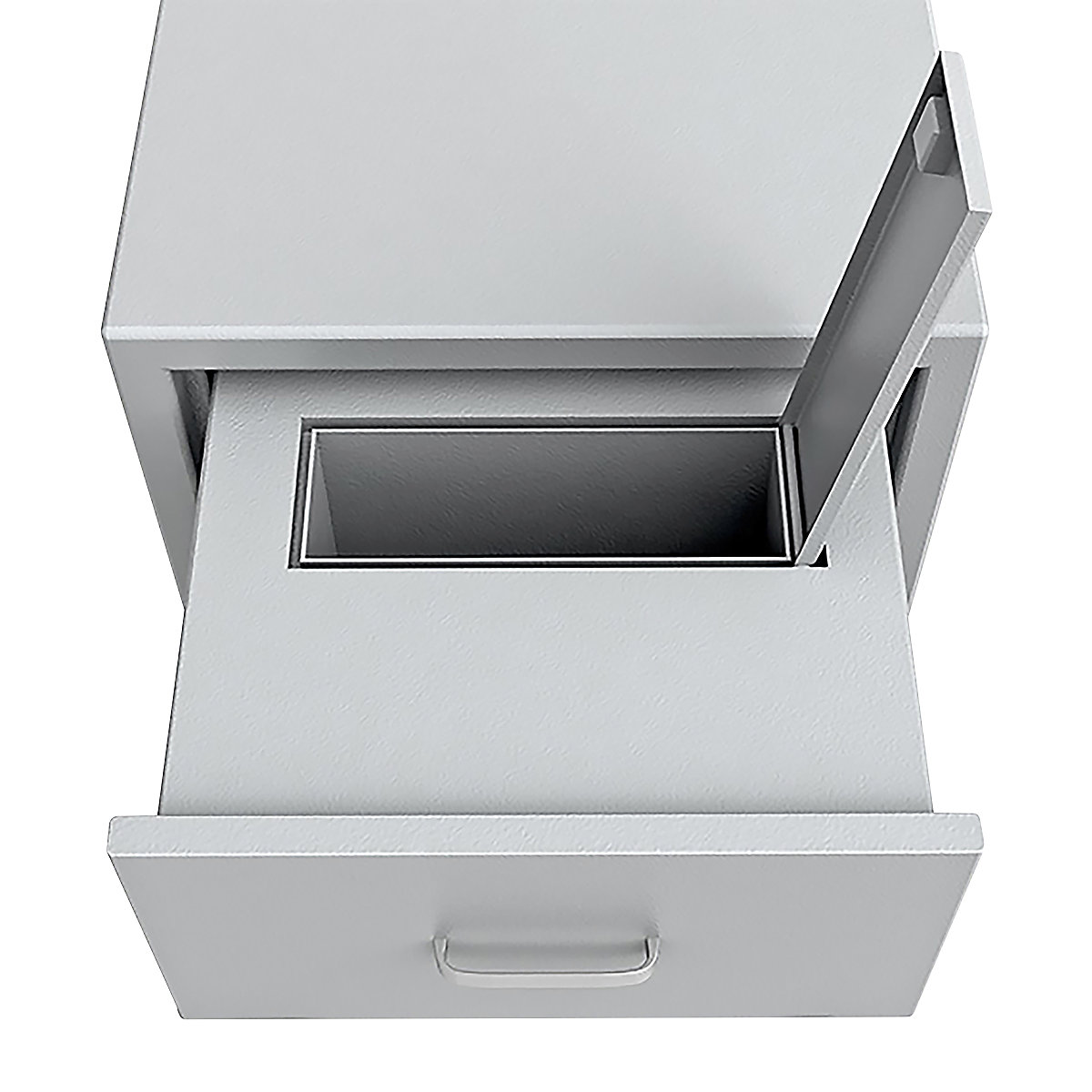 Cofre de depósito com gaveta aberta, inserção frontal (Imagem do produto 6)