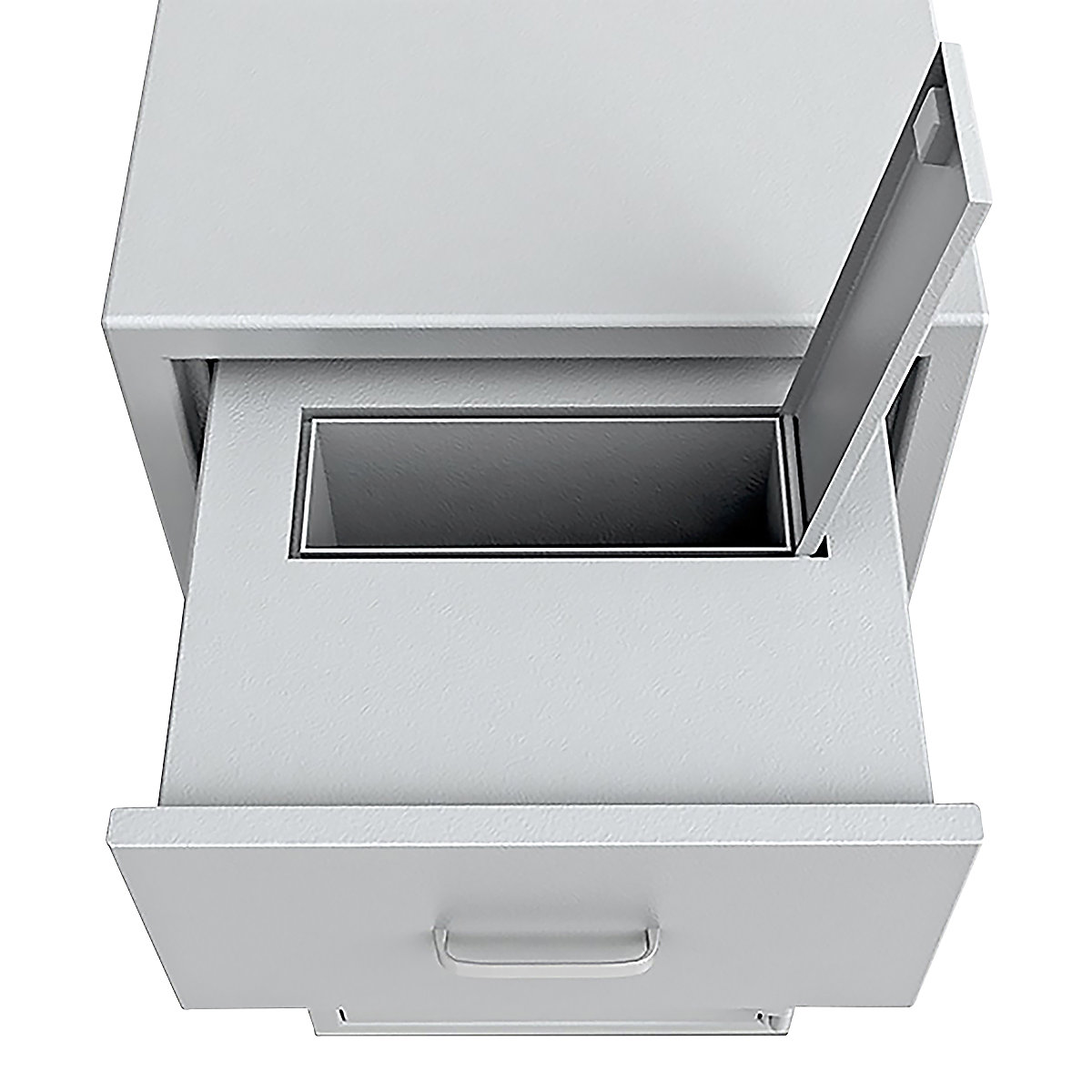 Cofre de depósito com gaveta aberta, inserção frontal (Imagem do produto 8)