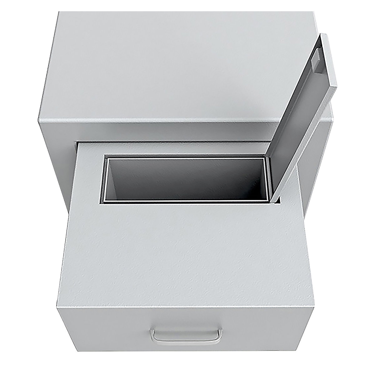 Cofre de depósito com gaveta aberta, inserção frontal (Imagem do produto 5)