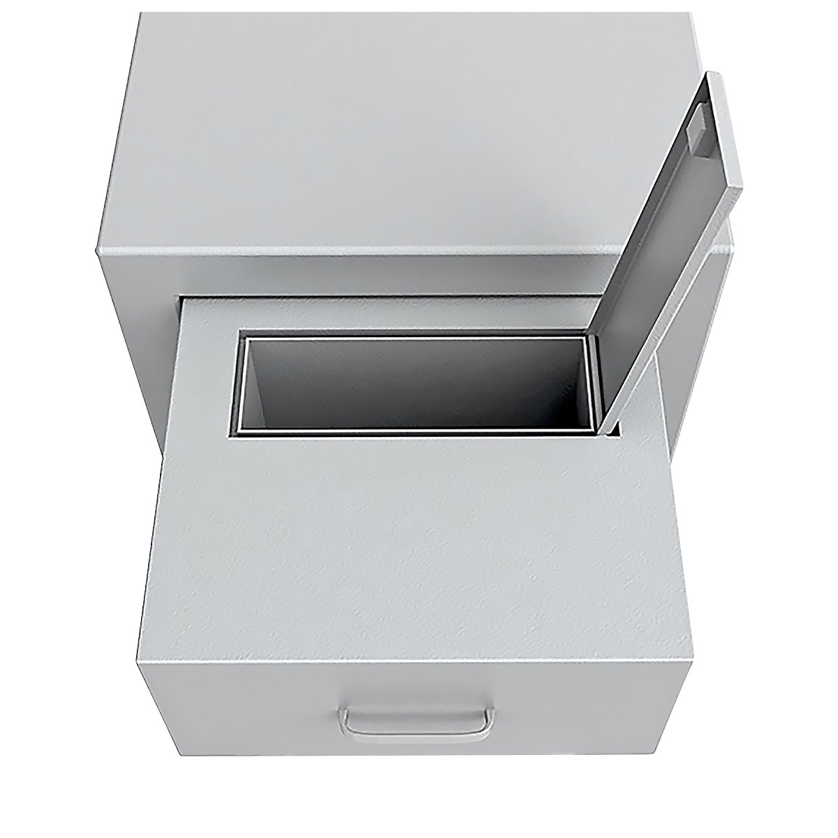 Cofre de depósito com gaveta aberta, inserção frontal (Imagem do produto 7)