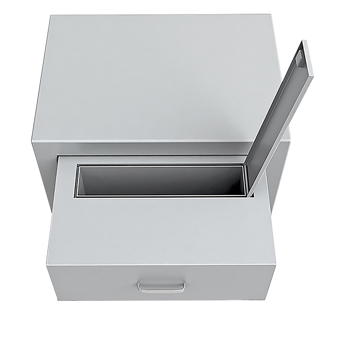 Cofre de depósito com gaveta aberta, inserção frontal (Imagem do produto 9)