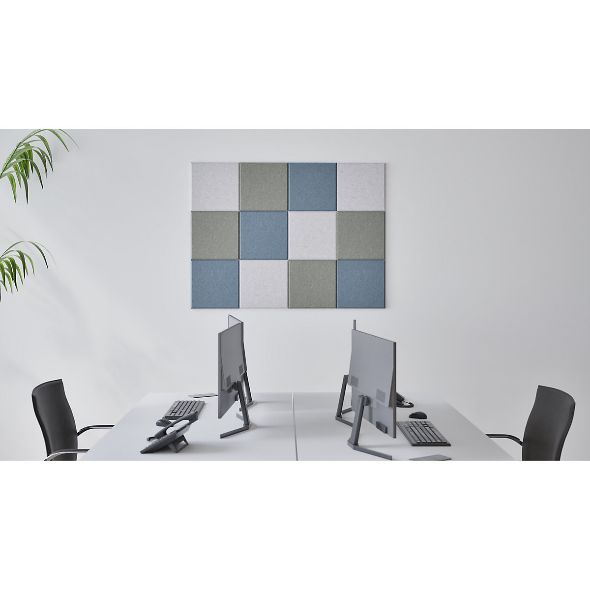 Azulejo acústico de parede – eurokraft basic (Imagem do produto 3)-2